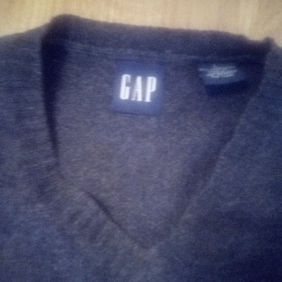 Gap charcoal grey/black 100% lambswool sweater - Picture 5 of 6